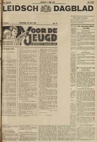 Leidsch Dagblad 1931-05-01