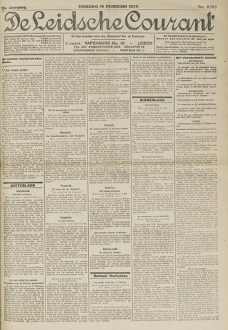 Leidsche Courant 1924-02-19