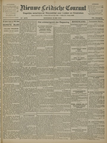 Nieuwe Leidsche Courant 1933-05-31
