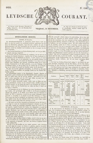 Leydse Courant 1852-12-31
