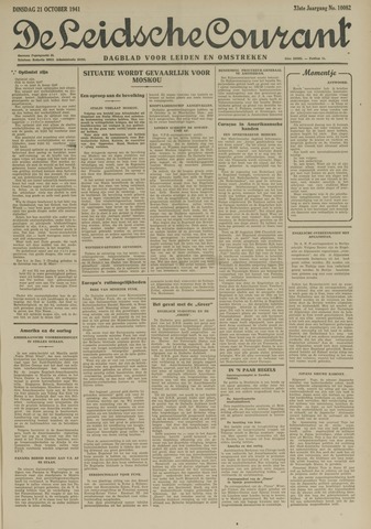 Leidsche Courant 1941-10-21