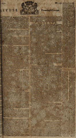 Leydse Courant 1752-11-01