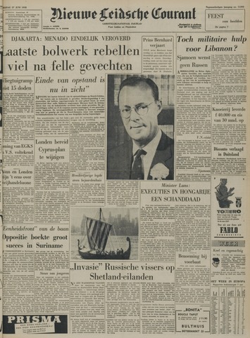 Nieuwe Leidsche Courant 1958-06-27