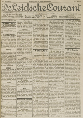 Leidsche Courant 1922-01-16