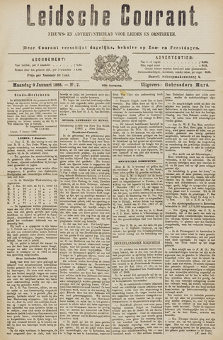 Leydse Courant 1888-01-09