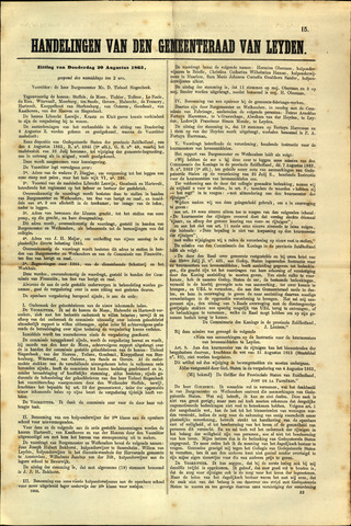 Handelingen van de Raad 1863-08-20