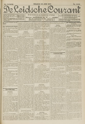 Leidsche Courant 1924-06-20