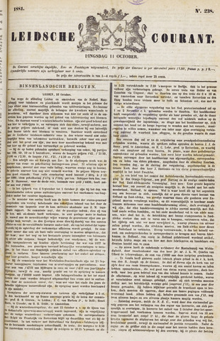 Leydse Courant 1881-10-11