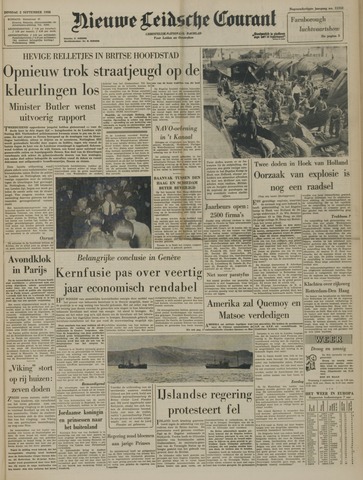 Nieuwe Leidsche Courant 1958-09-02