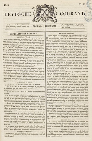 Leydse Courant 1845-02-14