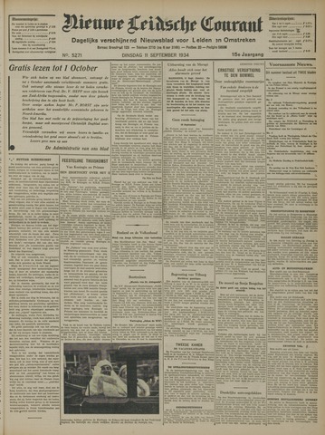 Nieuwe Leidsche Courant 1934-09-11