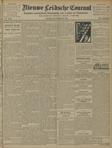 Nieuwe Leidsche Courant 1931-02-20
