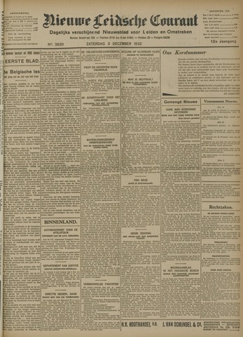 Nieuwe Leidsche Courant 1932-12-03