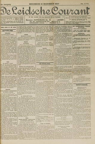 Leidsche Courant 1927-12-14