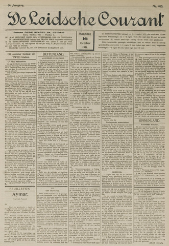 Leidsche Courant 1911-10-16