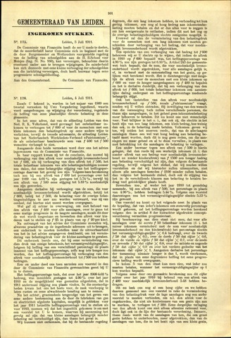 Handelingen van de Raad 1911-07-05