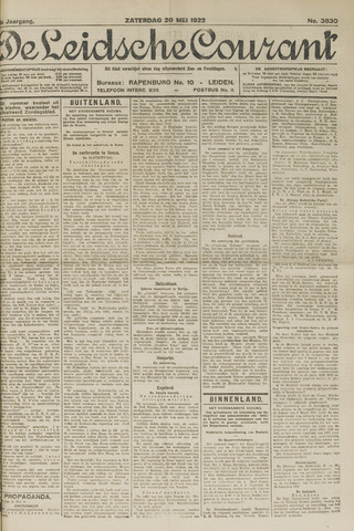 Leidsche Courant 1922-05-20