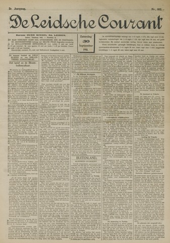 Leidsche Courant 1911-09-30