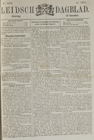 Leidsch Dagblad 1877-12-29