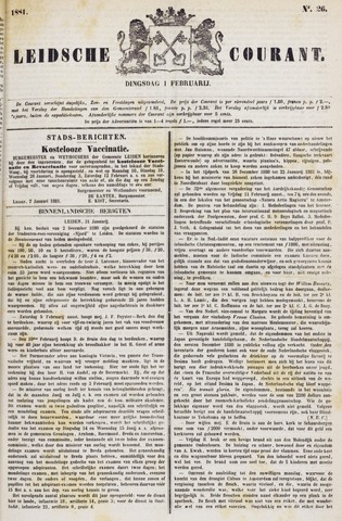 Leydse Courant 1881-02-01