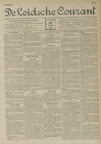 Leidsche Courant 1909-10-20