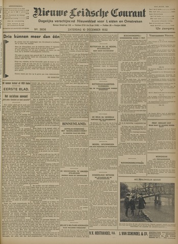 Nieuwe Leidsche Courant 1932-12-10