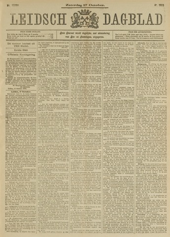 Leidsch Dagblad 1903-10-17