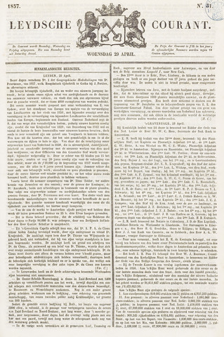 Leydse Courant 1857-04-29