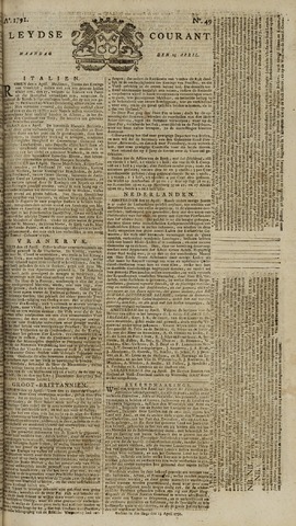 Leydse Courant 1791-04-25