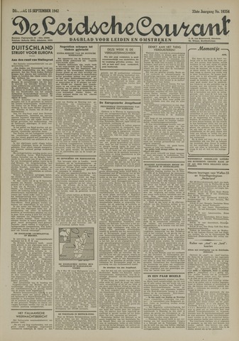 Leidsche Courant 1942-09-15