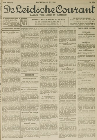 Leidsche Courant 1933-07-12