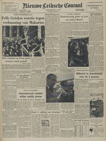 Nieuwe Leidsche Courant 1956-03-12