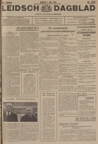 Leidsch Dagblad 1939-05-09