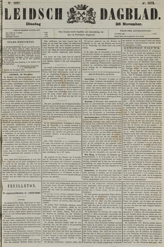 Leidsch Dagblad 1872-11-26
