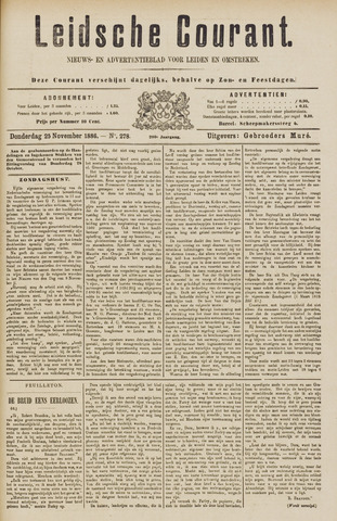 Leydse Courant 1886-11-25
