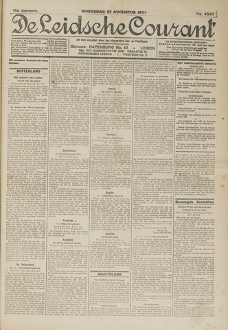 Leidsche Courant 1924-08-27