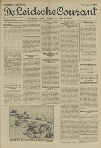 Leidsche Courant 1941-08-07