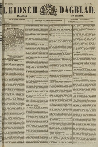 Leidsch Dagblad 1872-01-15