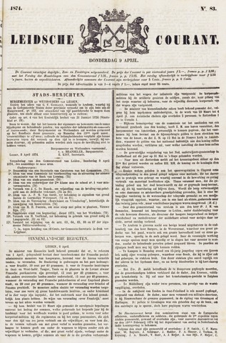 Leydse Courant 1874-04-09