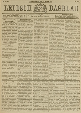Leidsch Dagblad 1903-08-27
