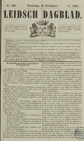 Leidsch Dagblad 1860-11-21