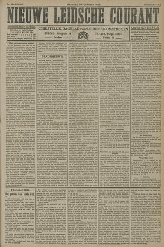 Nieuwe Leidsche Courant 1925-10-26