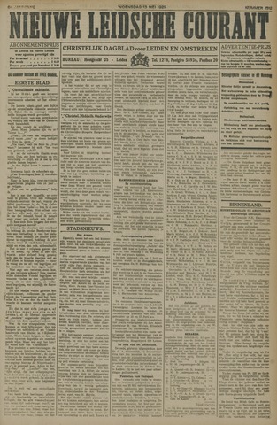 Nieuwe Leidsche Courant 1925-05-13