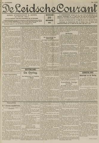 Leidsche Courant 1914-11-25