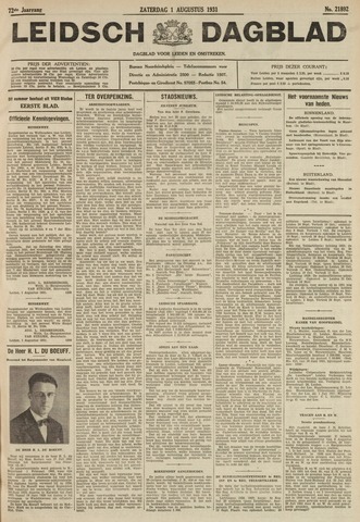 Leidsch Dagblad 1931-08-01