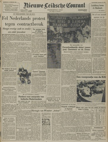 Nieuwe Leidsche Courant 1956-02-22