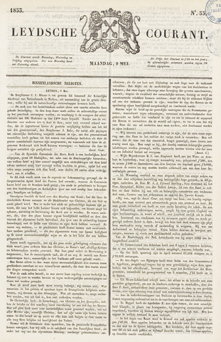 Leydse Courant 1853-05-09
