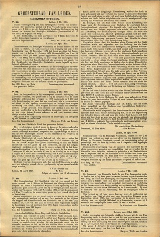 Handelingen van de Raad 1890-05-05