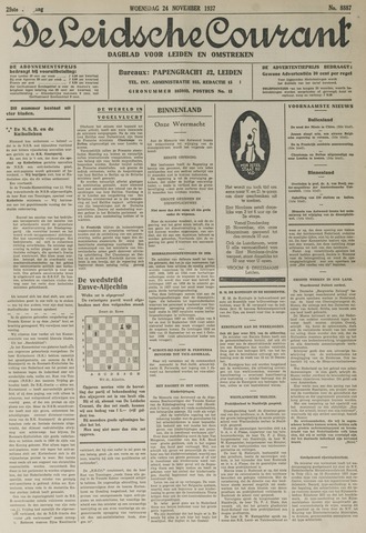 Leidsche Courant 1937-11-24