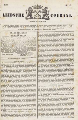 Leydse Courant 1870-01-21